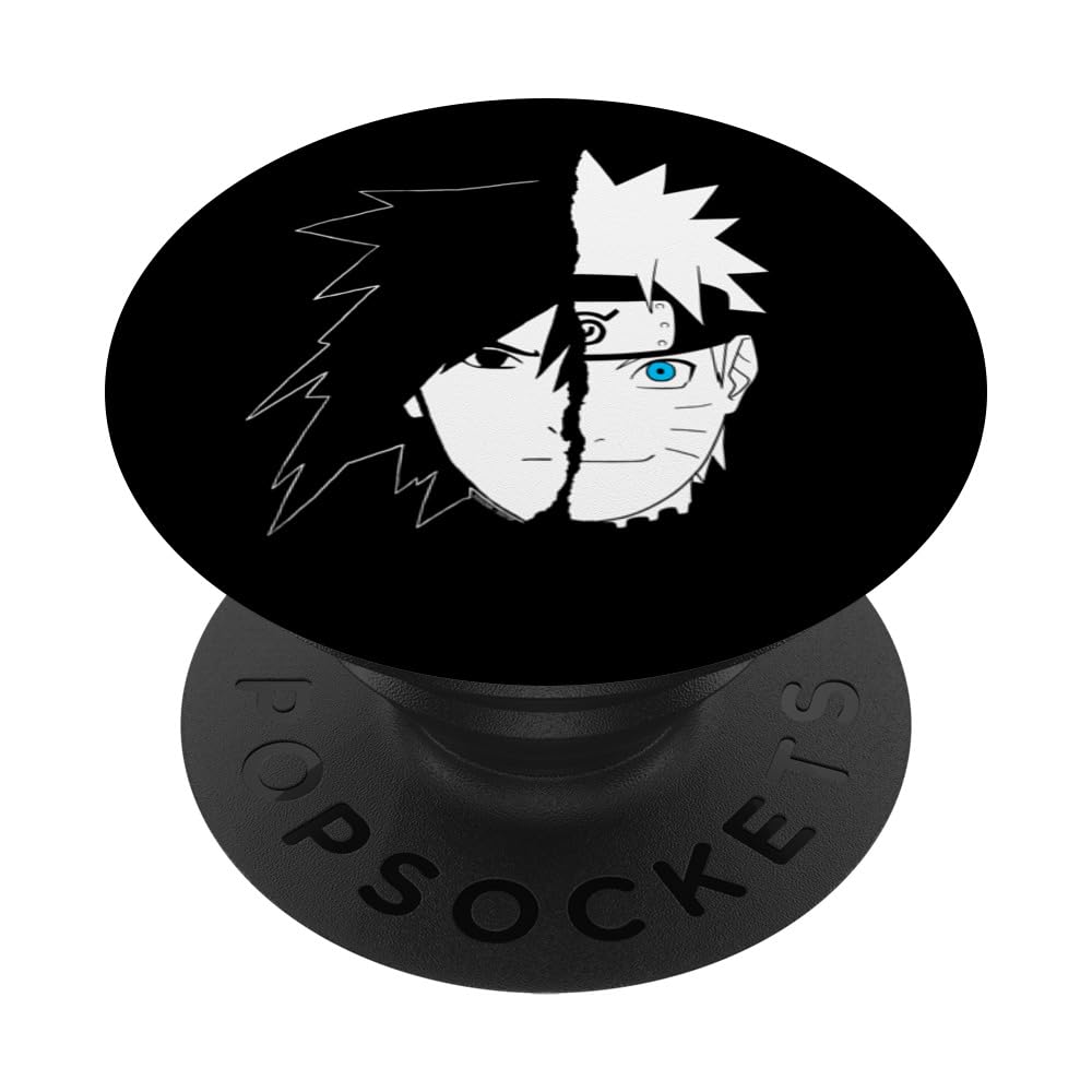 Amazon.com: Naruto Sasuke Split Face Anime PopSockets Adhesive